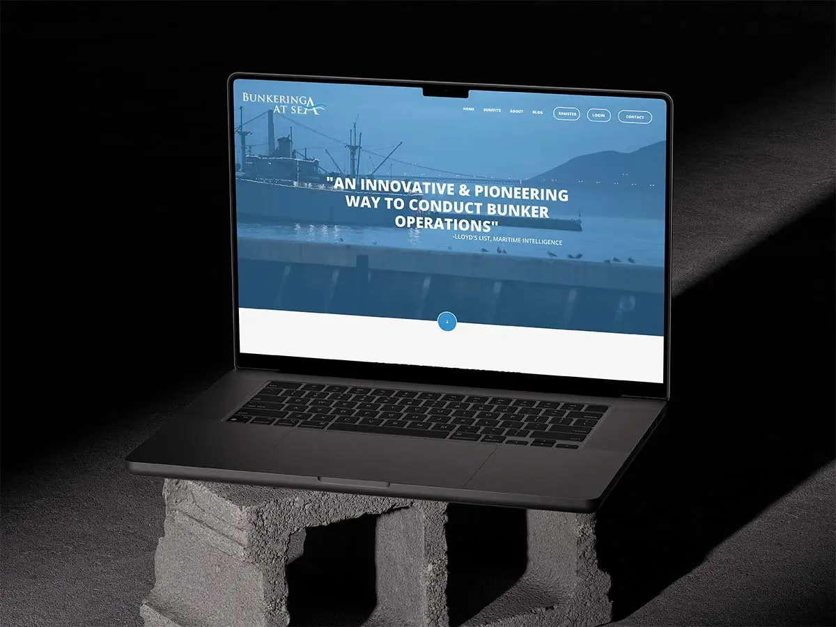 Corporate website for Bunkering at Sea Greece