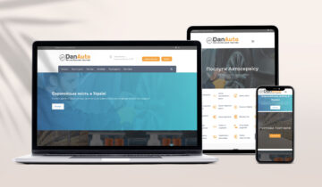 Corporate Website DanAUTO Ukraine - Yaroslav Kozak - Web Developer & Business Consultant